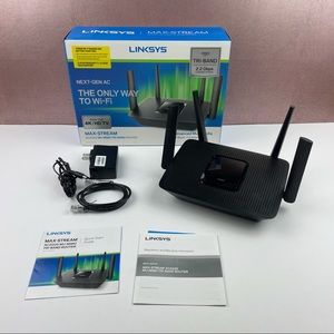 Linksys Black AC2200 MU-MIMO Tri-Band Router New With Box